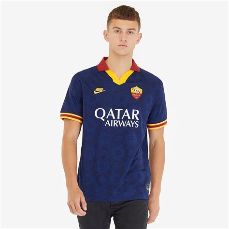 Youth Nike Blue AS Roma 2019/20 Third Replica Jersey